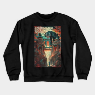 Haunted Places Haw Par Villa Singapore Ghost Crewneck Sweatshirt